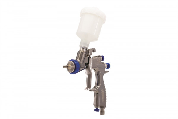Finex Air Spray Gravity Feed Gun, mini, HVLP, 0.024 in (0.6 mm) needle/ nozzle size 289256