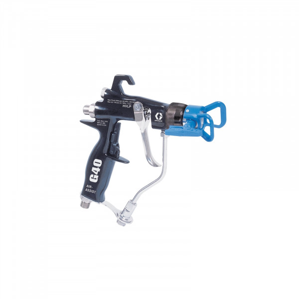 G40 Air-Assist Reverse-A-Clean (RAC) Spray Gun for high viscosity materials above 1500 psi 24C857