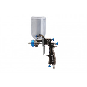 Finex Air Spray Gravity Feed Side Cup Gun, HVLP, 0.047 in (1.2 mm) needle/ nozzle size 24J599