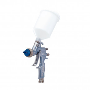 AirPro Air Spray Gravity Feed Gun, Conventional, 0.055 inch (1.4 mm) Nozzle, Plastic Gravity Cup 289011